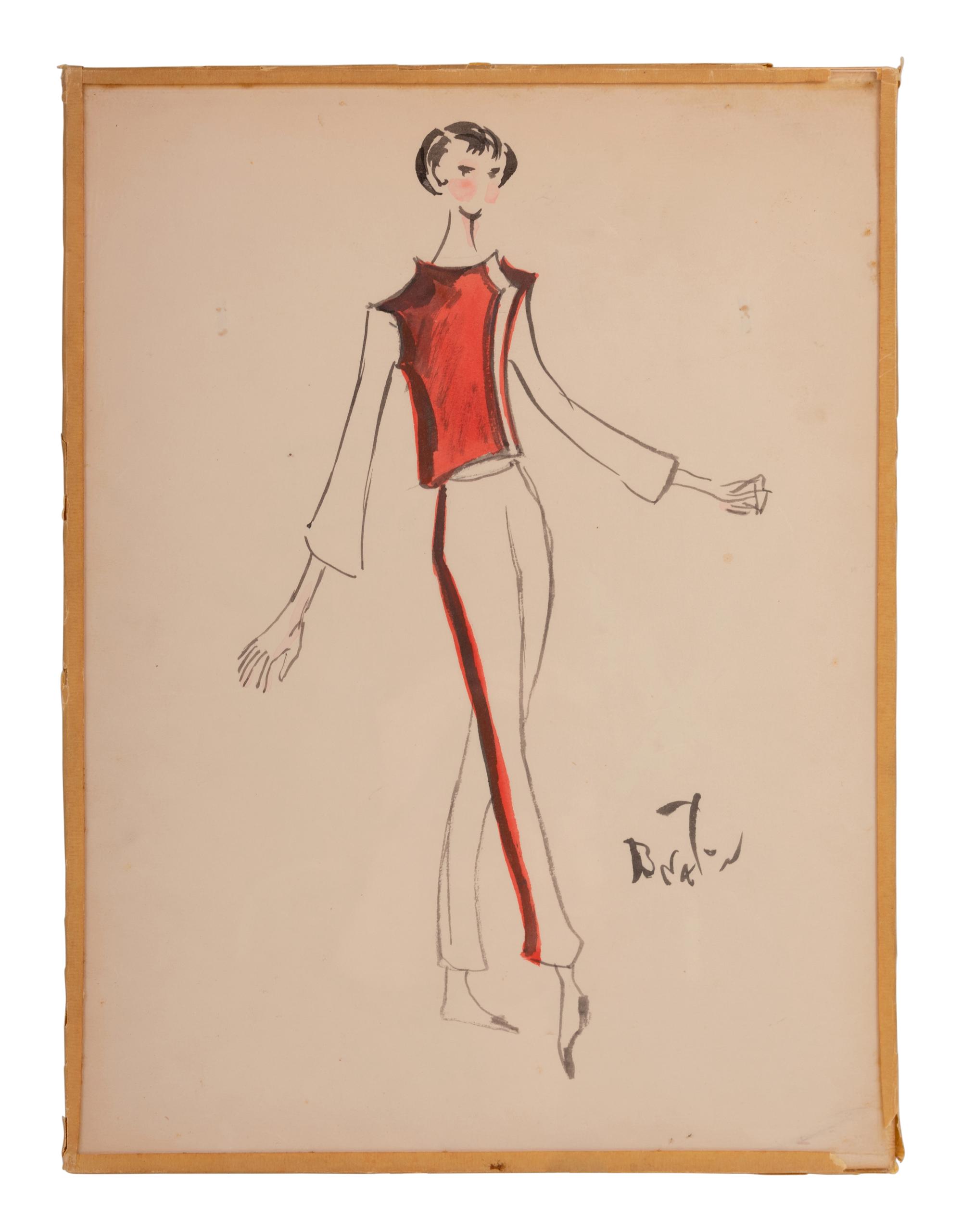 Nine Cecil Beaton Illustrations, 1950s-60s