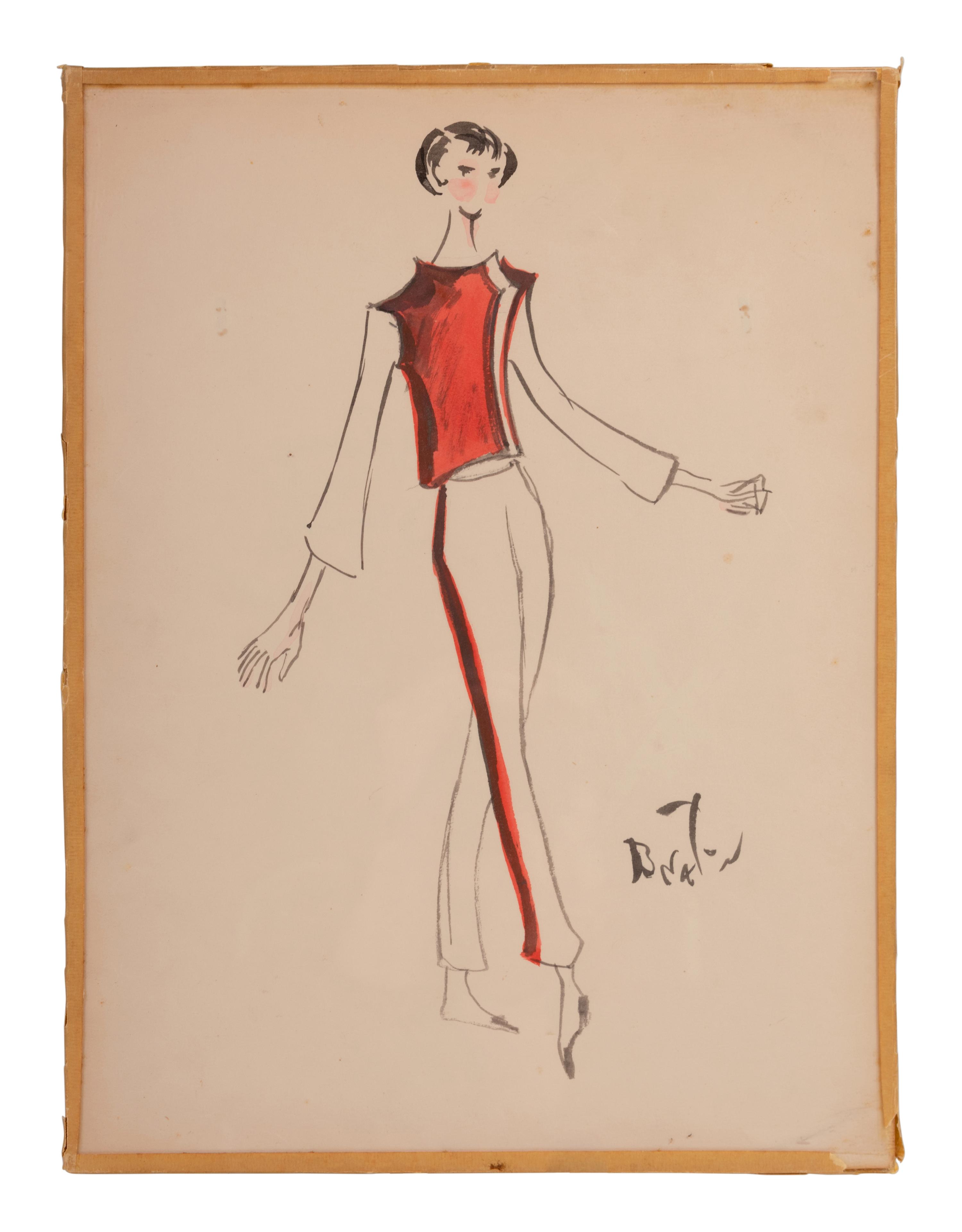 Nine Cecil Beaton Illustrations, 1950s-60s
