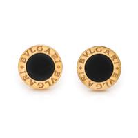 Bulgari, Onyx and Yellow Gold Cufflinks