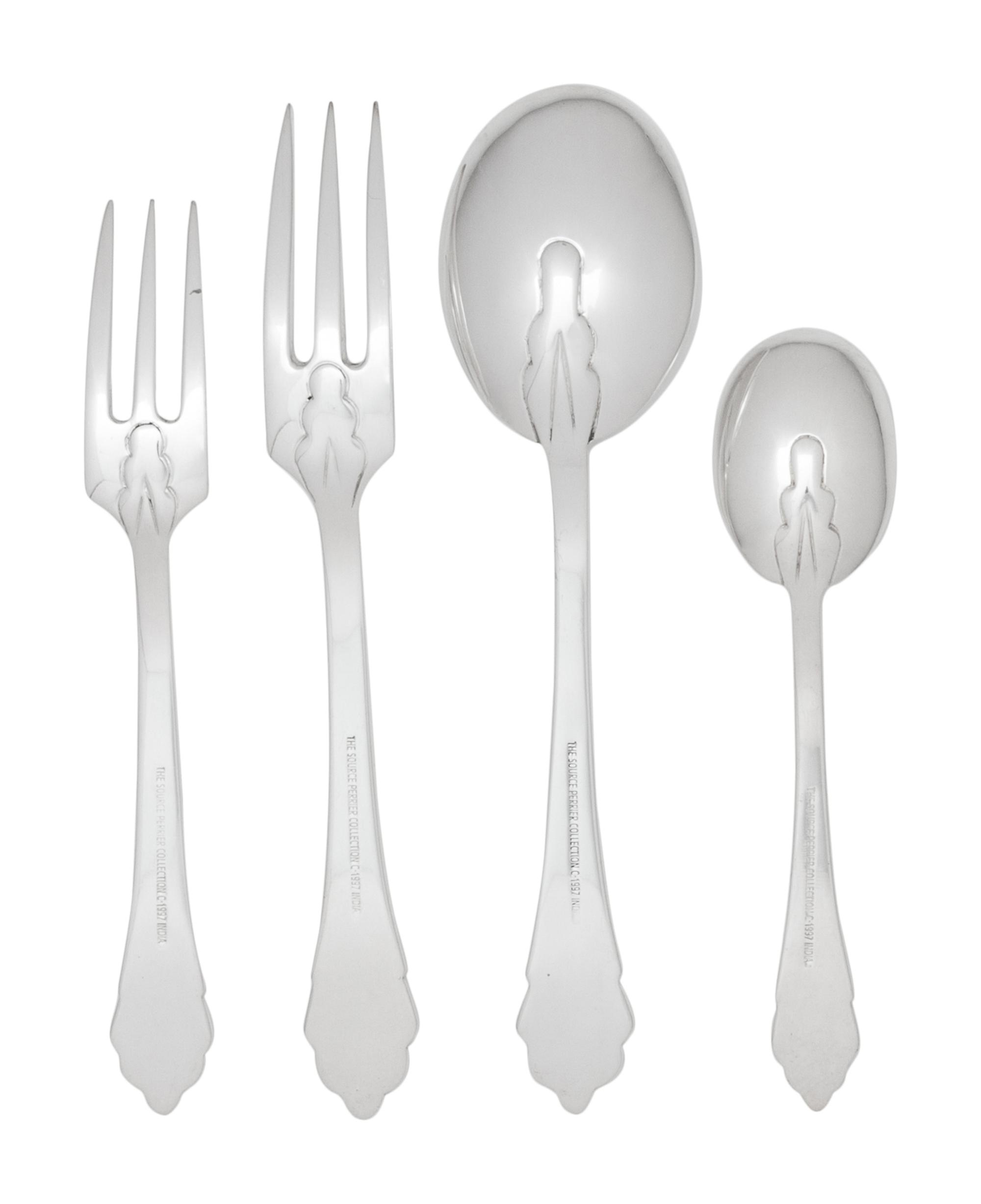 An American Silver-Plate Flatware Service