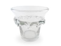A Daum Molded Glass Vase — 20TH CENTURY