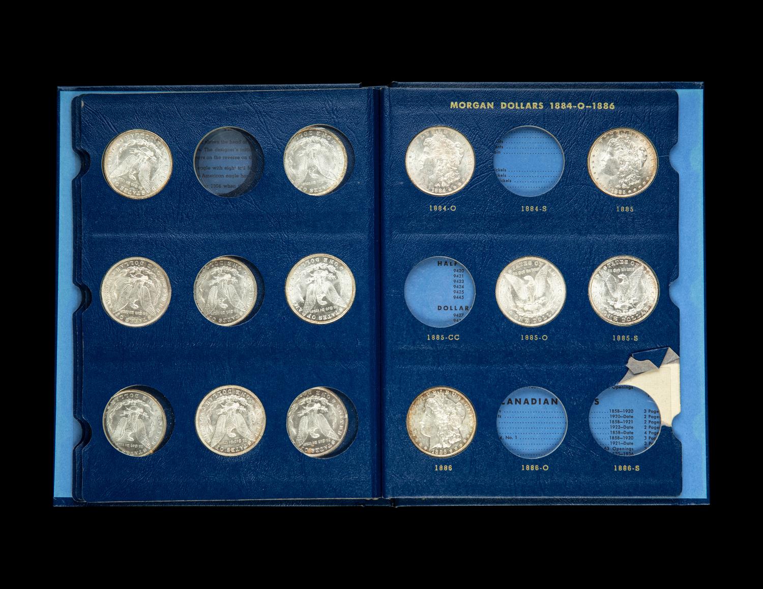 Thirty-Five Morgan $1 Coins