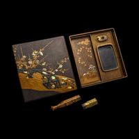 A Japanese Lacquer Writing Box, Suzuribako, Edo Period 日本江戶時代 蒔繪硯箱