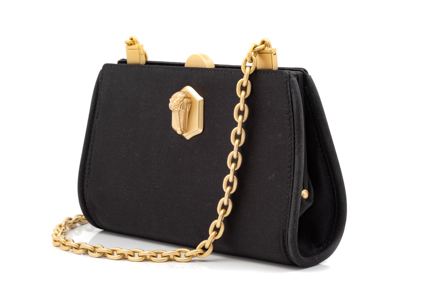 Barry Kieselstein-Cord Satin Purse, 1980-90s