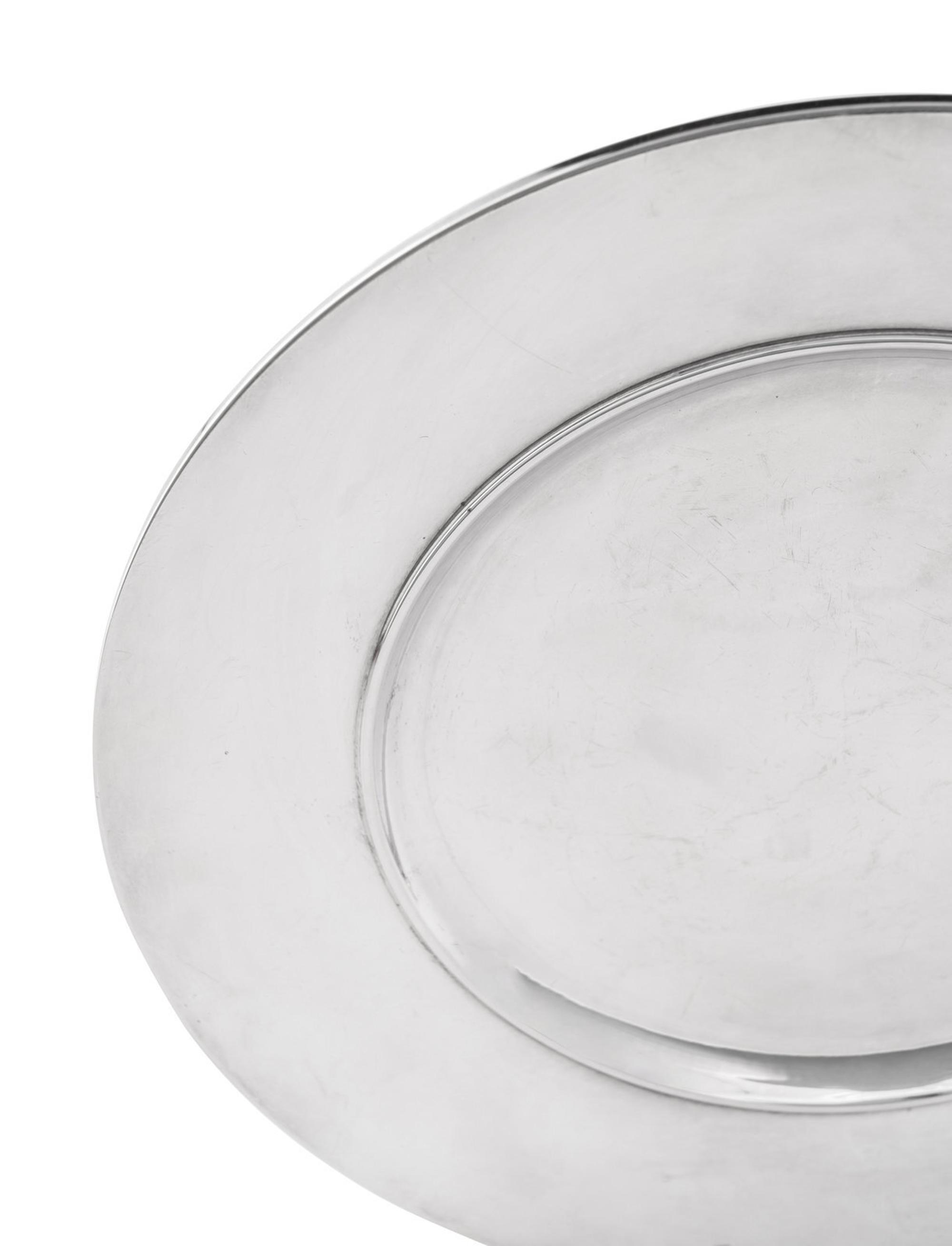 A Johan Rohde for Georg Jensen Silver Charger