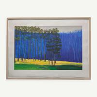 Wolf Kahn (American/German, 1927-2020) Dark Pines