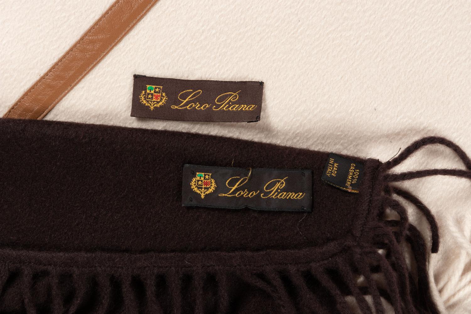 Two Loro Piana Cashmere Scarves