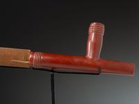 Eastern Dakota Quilled Pipe Stem, with Catlinite Bowl
