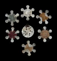 Seven Chinese Carved Mother-of-Pearl Articles