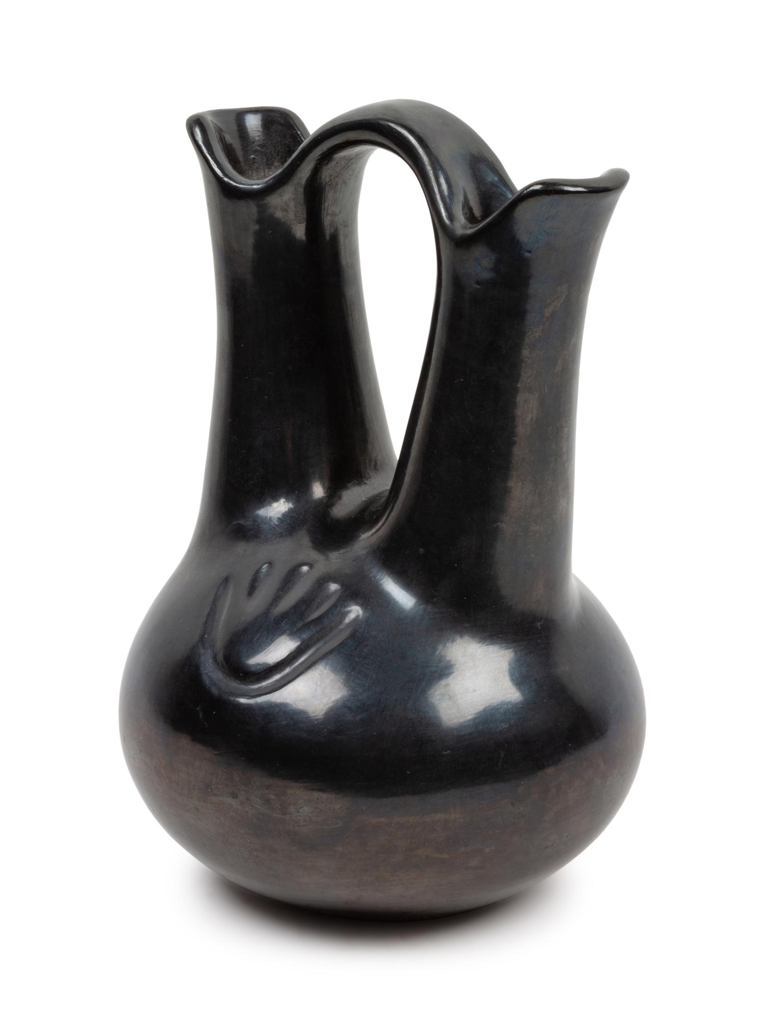 Blackware Wedding Vase