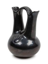 Blackware Wedding Vase