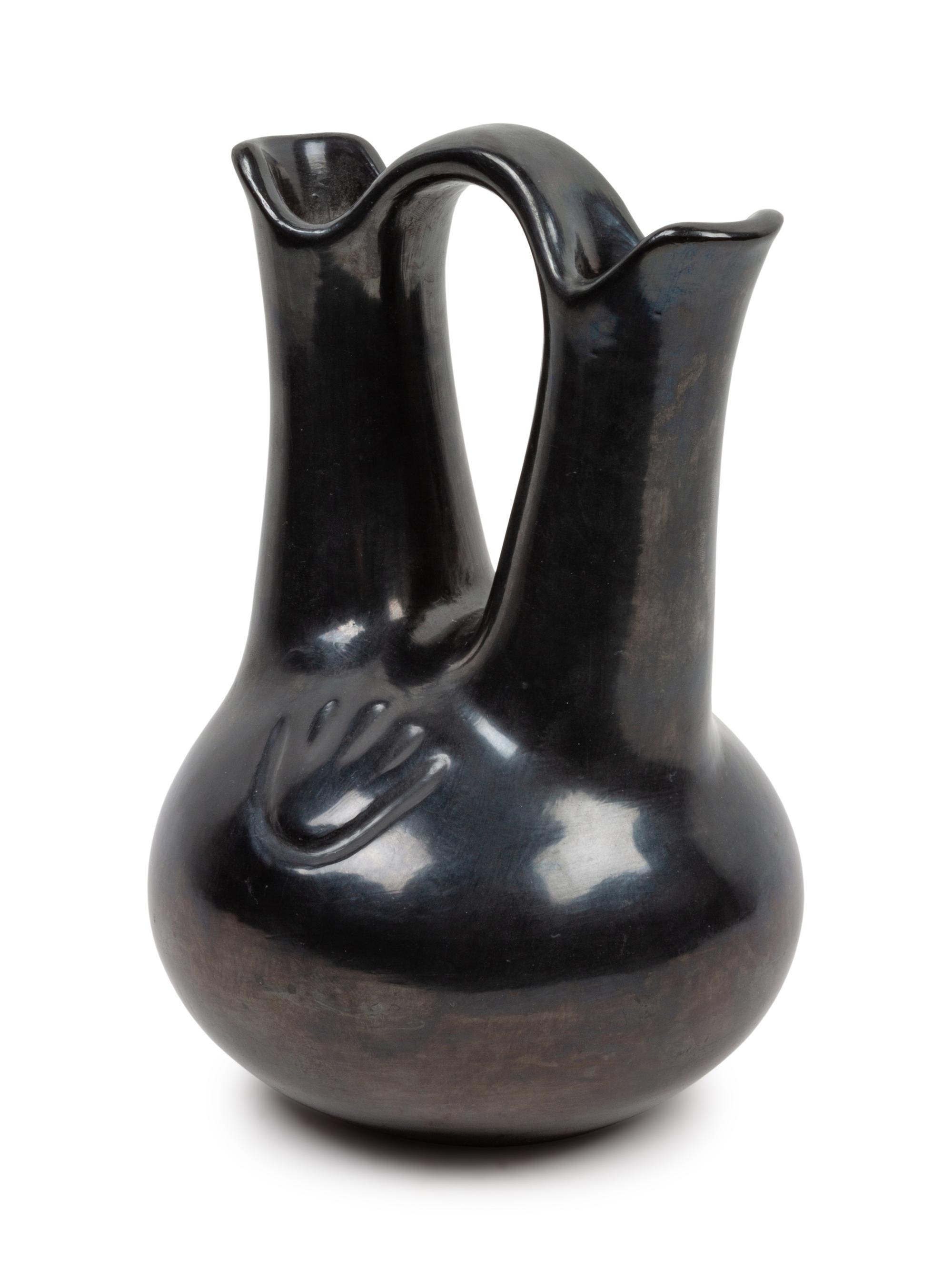 Blackware Wedding Vase