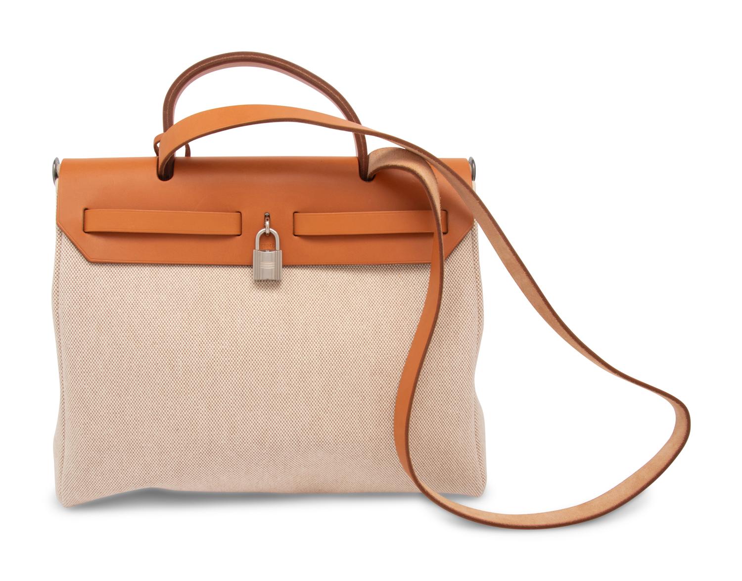 HERMÈS, HERBAG 31 IN BLACK & WHITE