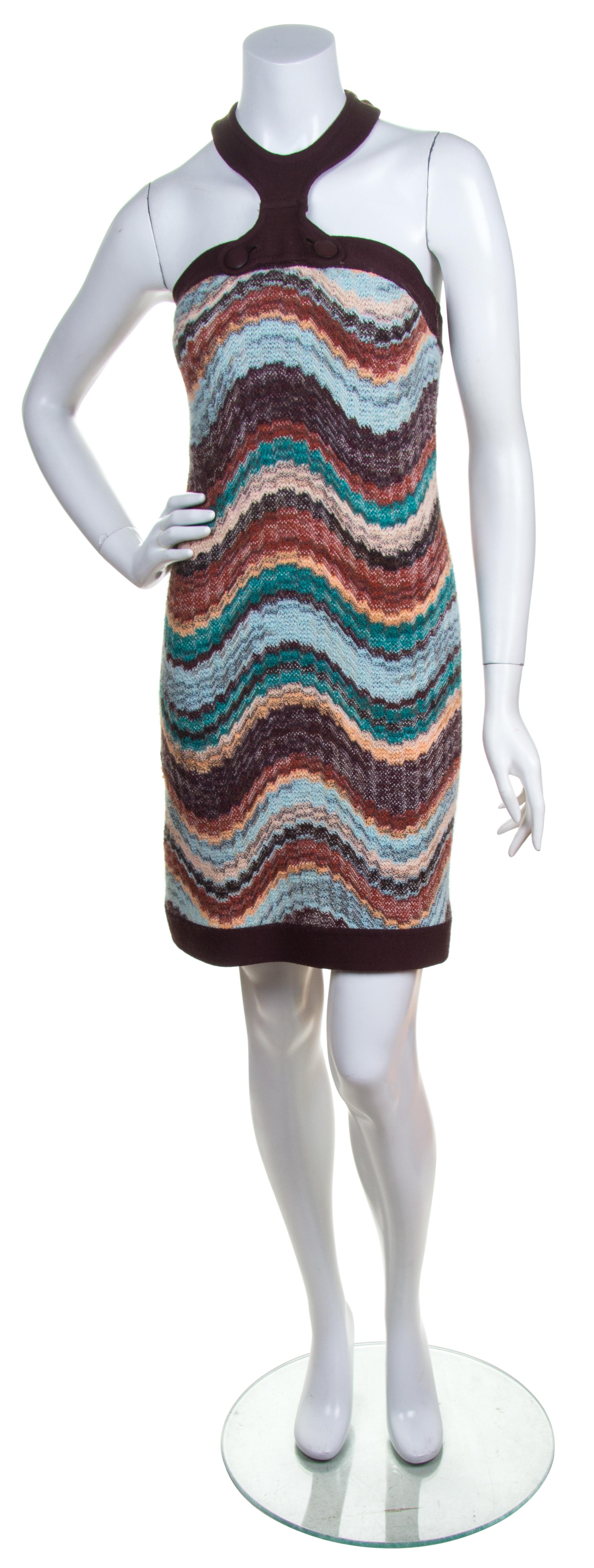 A Missoni Multicolor Wool Knit Dress Ensemble, Size 40.