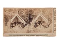 [CIVIL WAR]. Headquarters of Dr. Grant and Dwight, of French's Brigade, Yorktown, Va. [New York: E. & H.T. Anthony].