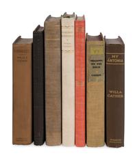 CATHER, Willa (1873-1947). A group of 7 works, SEVERAL SIGNED, comprising: