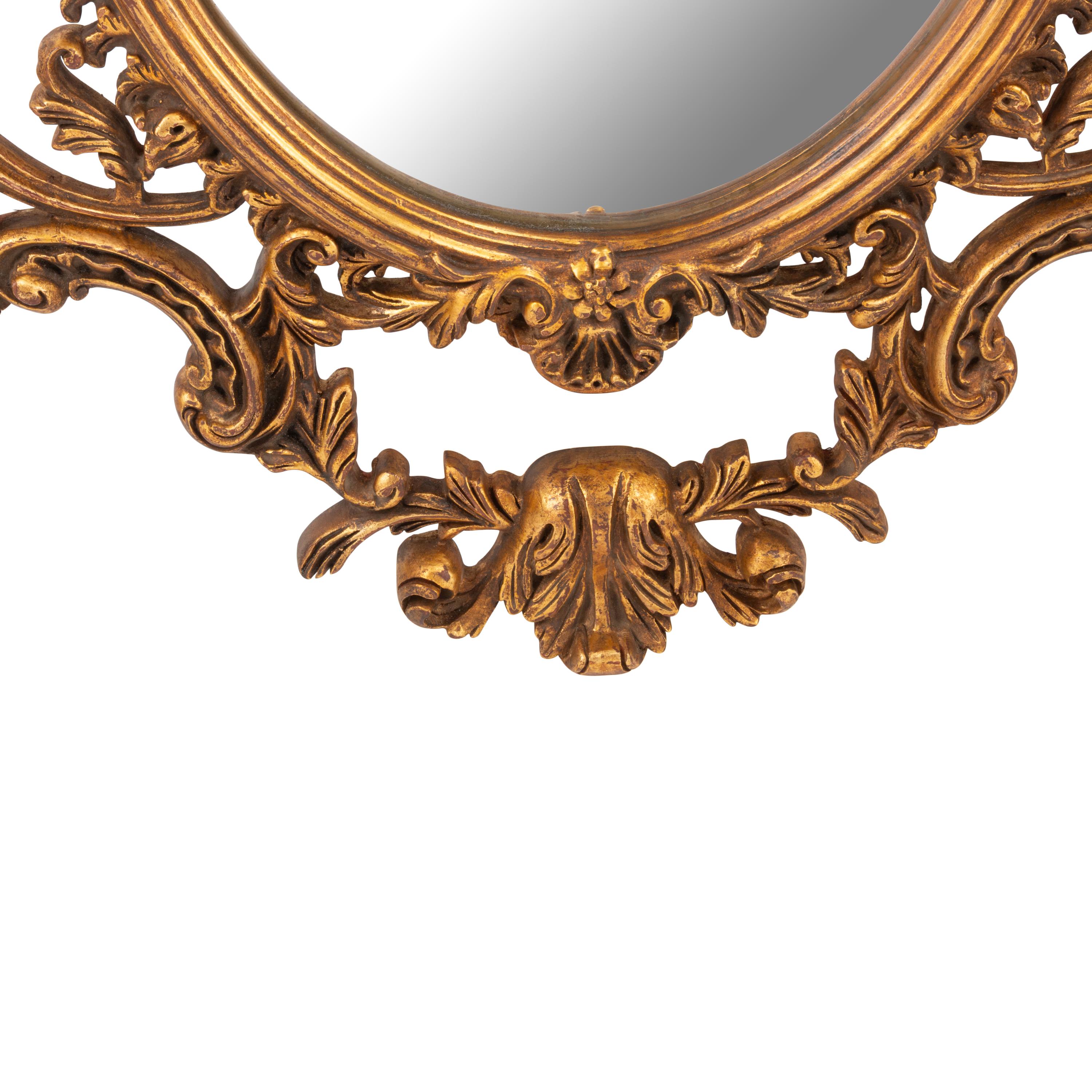 A Pair of Italian Carved Wood and Chinoiserie Decorated Mirrors