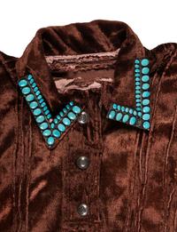 Navajo Velveteen Youth Blouse