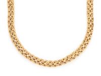 TIFFANY & CO., YELLOW GOLD NECKLACE