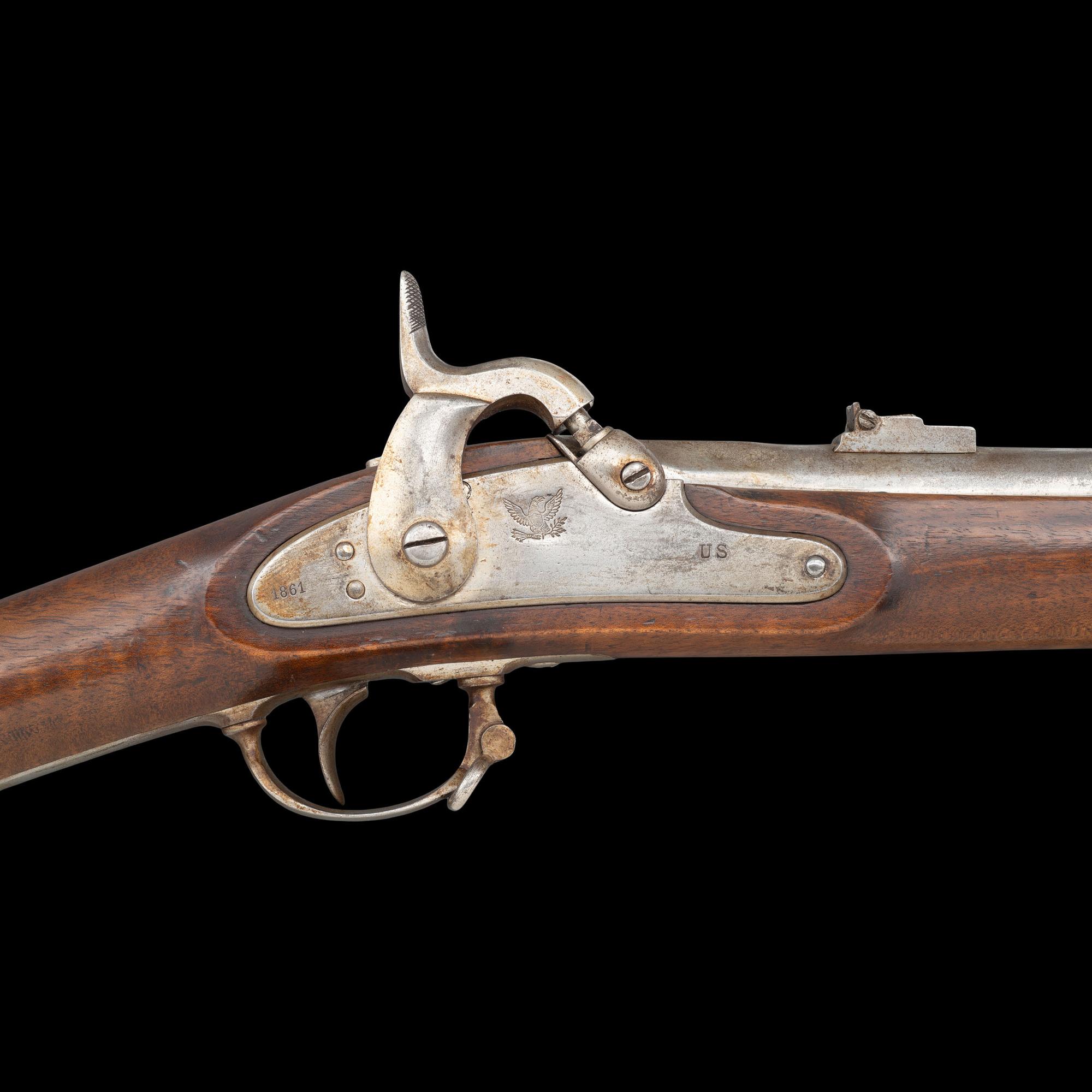Very Rare Suhl Contract US Model 1861 Rifle Musket by Christian Funk