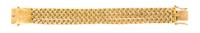 A Vintage 18 Karat Yellow Gold Bracelet, 34.80 dwts.