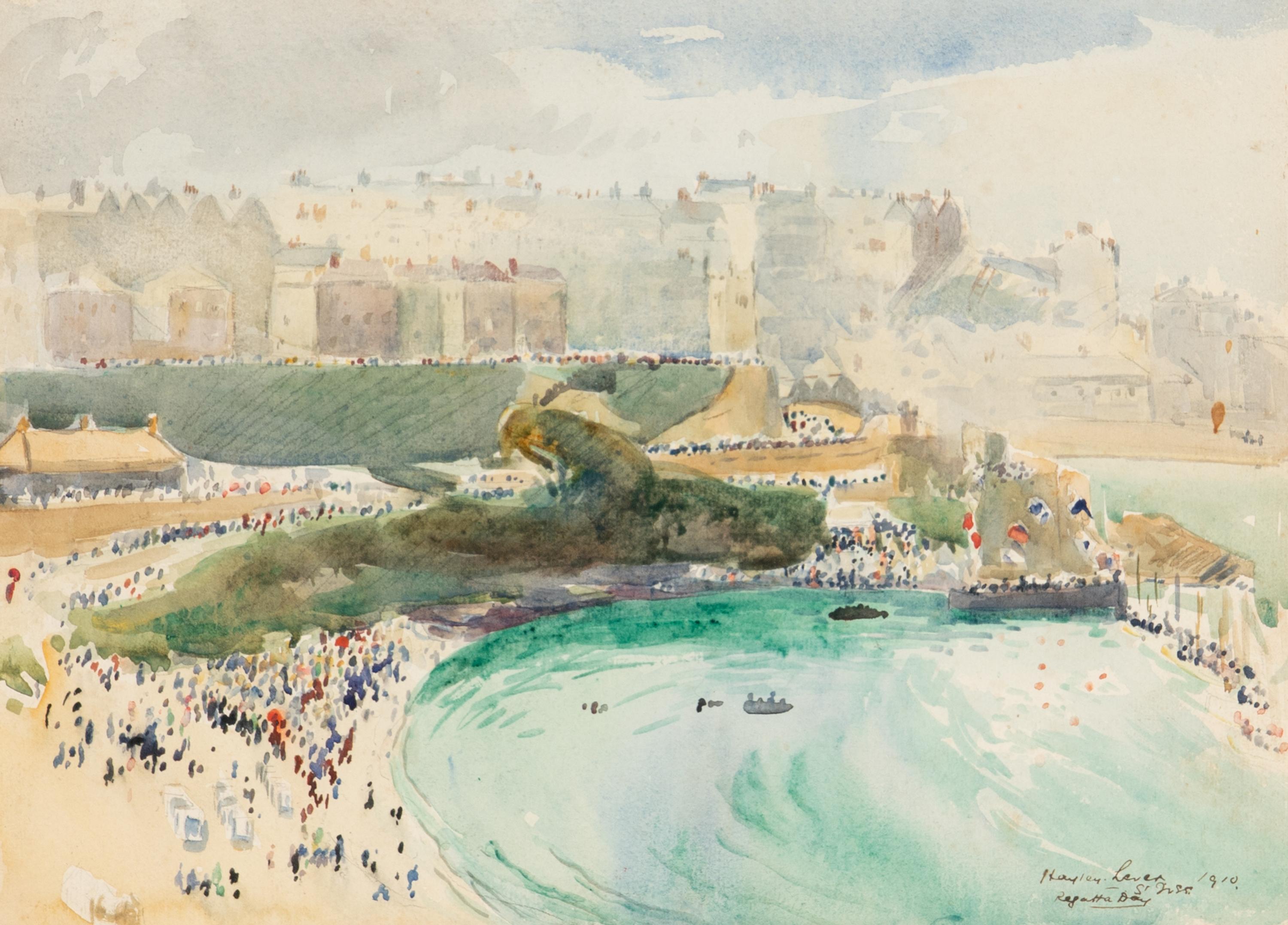 Richard Hayley Lever (American, 1876–1958) — Regatta Day, St. Ives , 1910