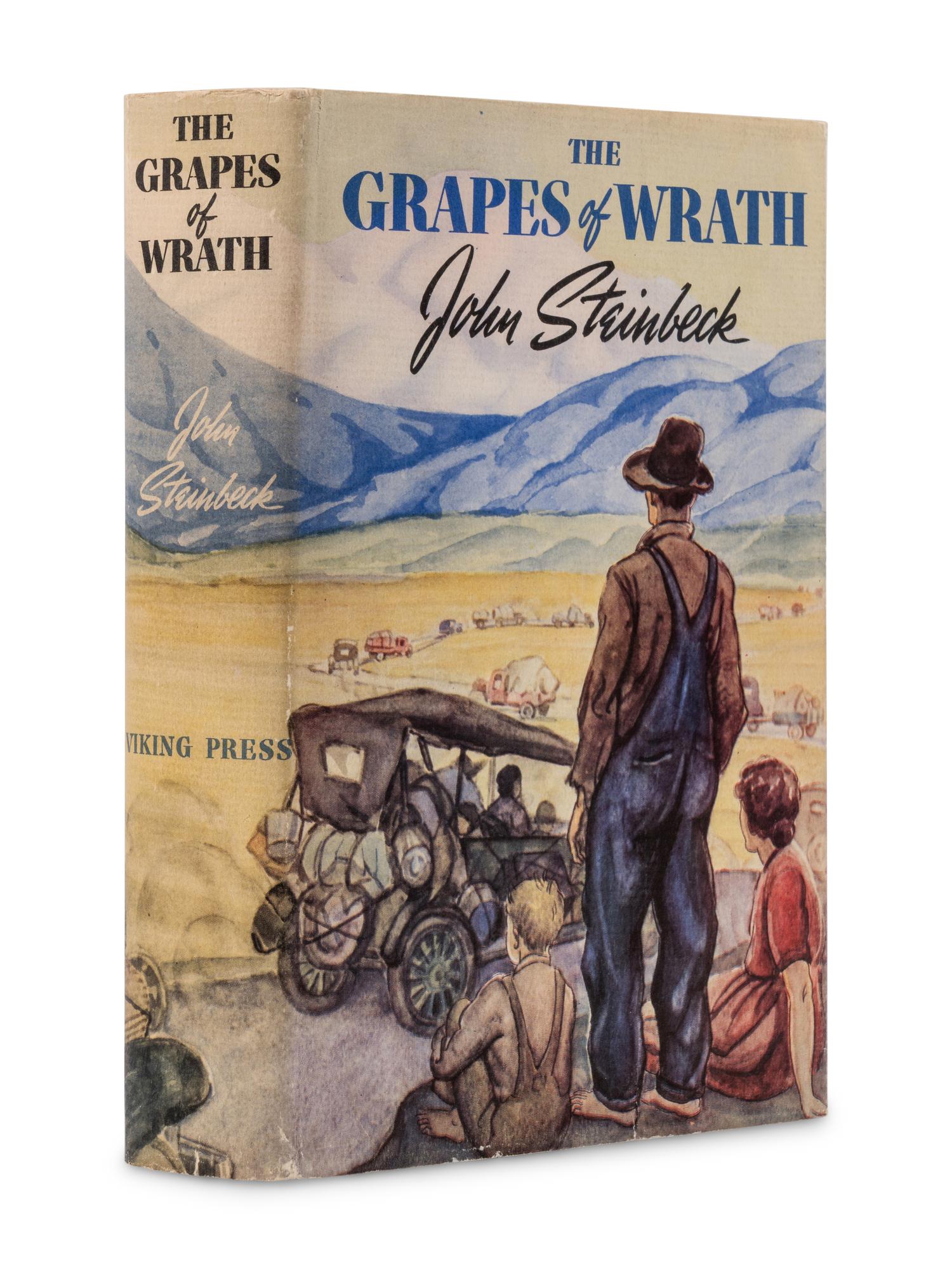 STEINBECK, John (1902-1968). The Grapes of Wrath . New York: Viking Press, 1939.