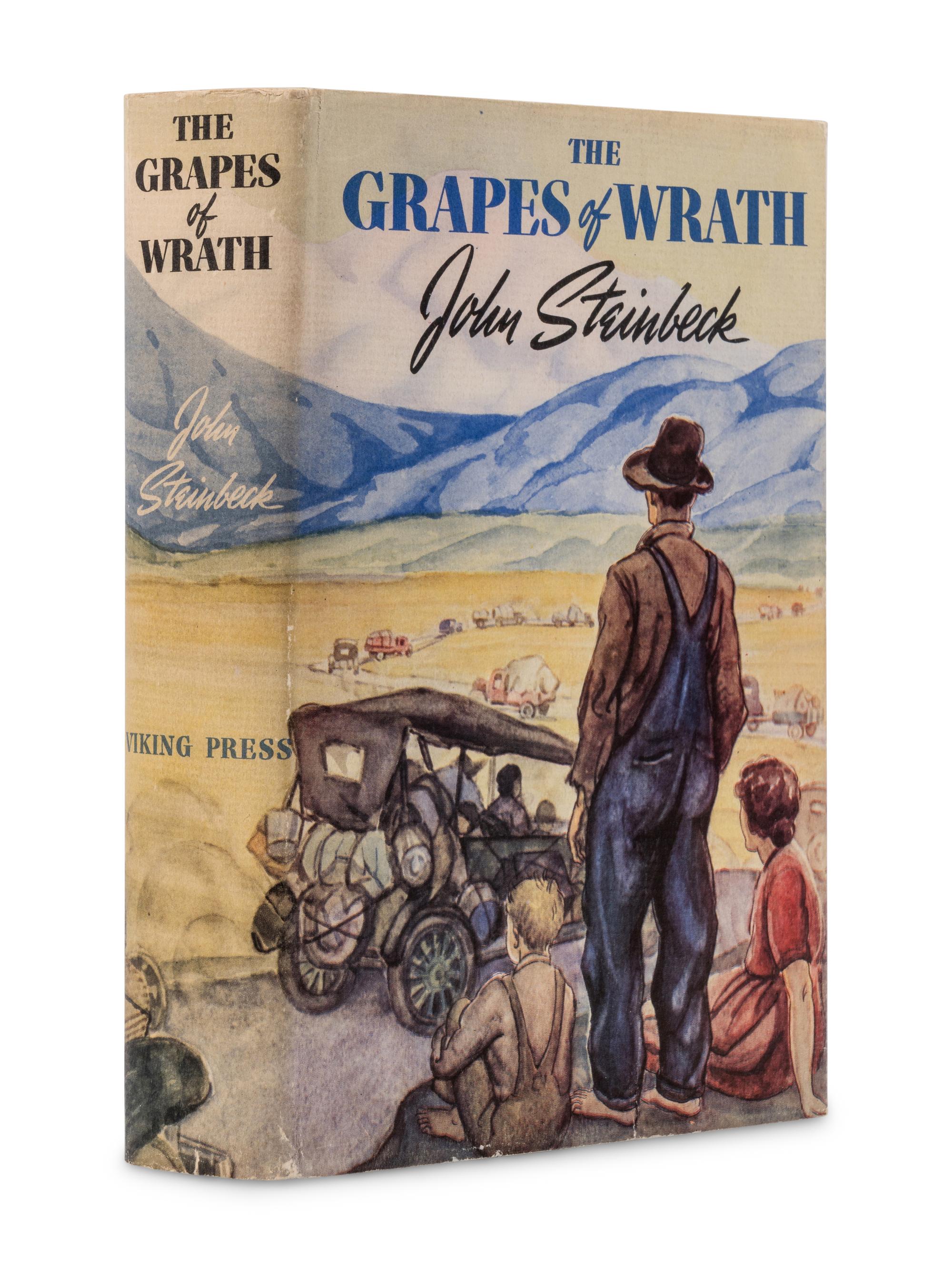 STEINBECK, John (1902-1968). The Grapes of Wrath . New York: Viking Press, 1939.