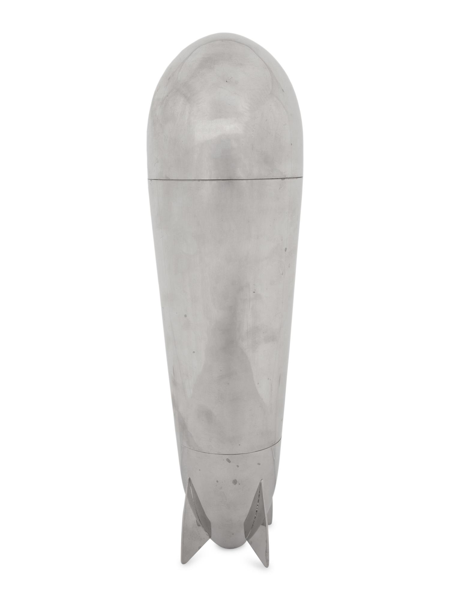 A J.A. Henckels Zeppelin Silver-Plated Cocktail Shaker