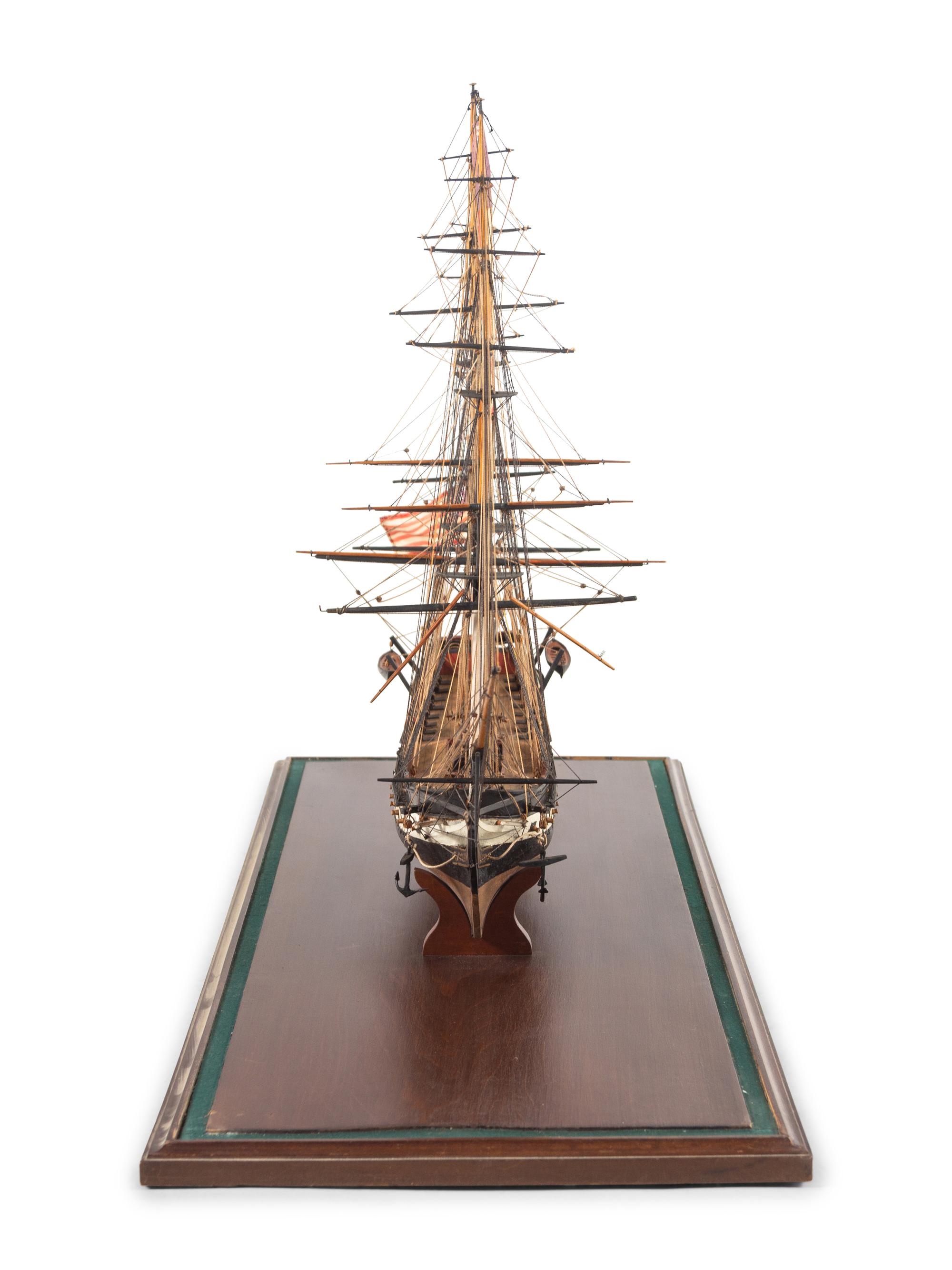 A Cased French Model of the U.S.S. Constitution