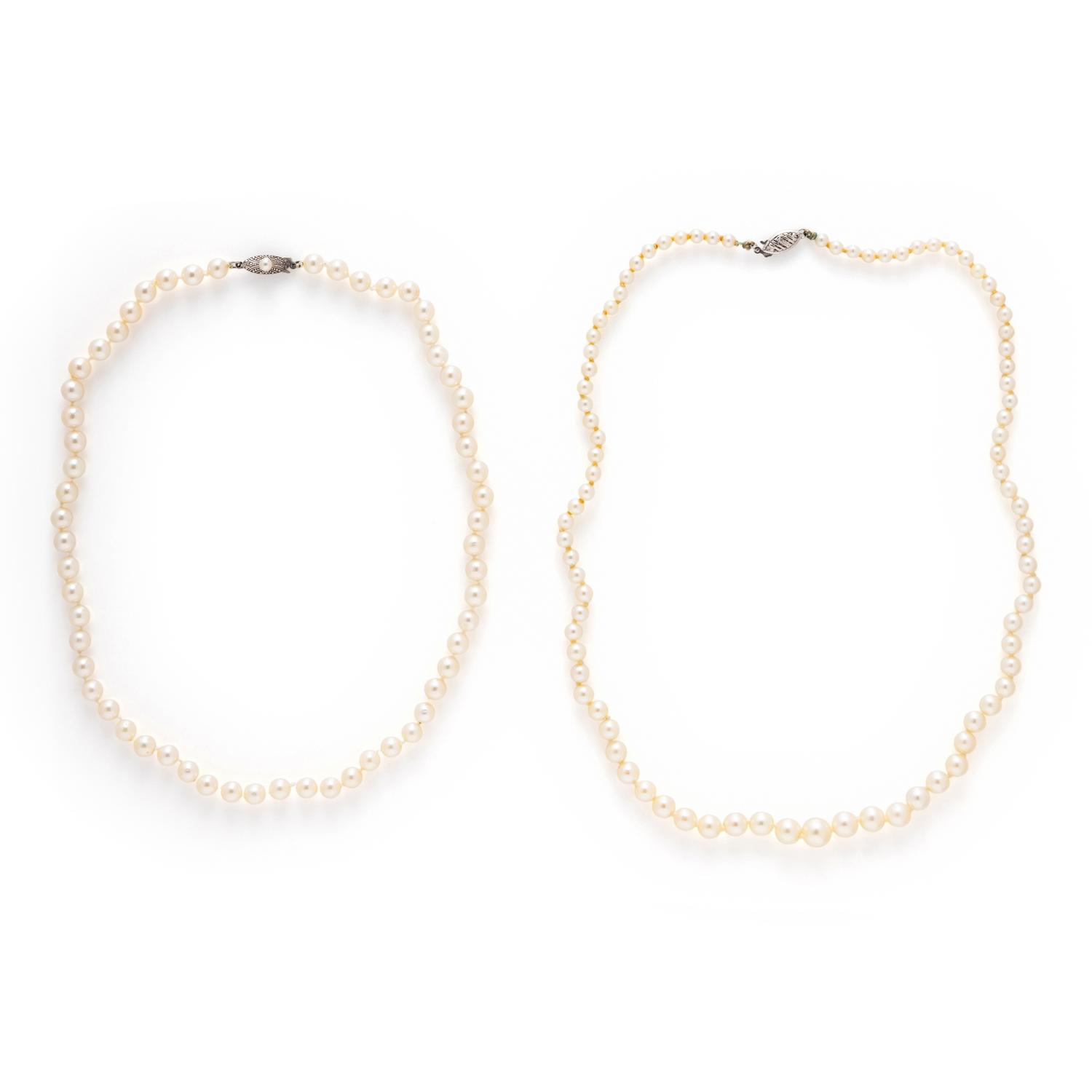 COLLECTION OF CULTURED PEARL JEWELRY