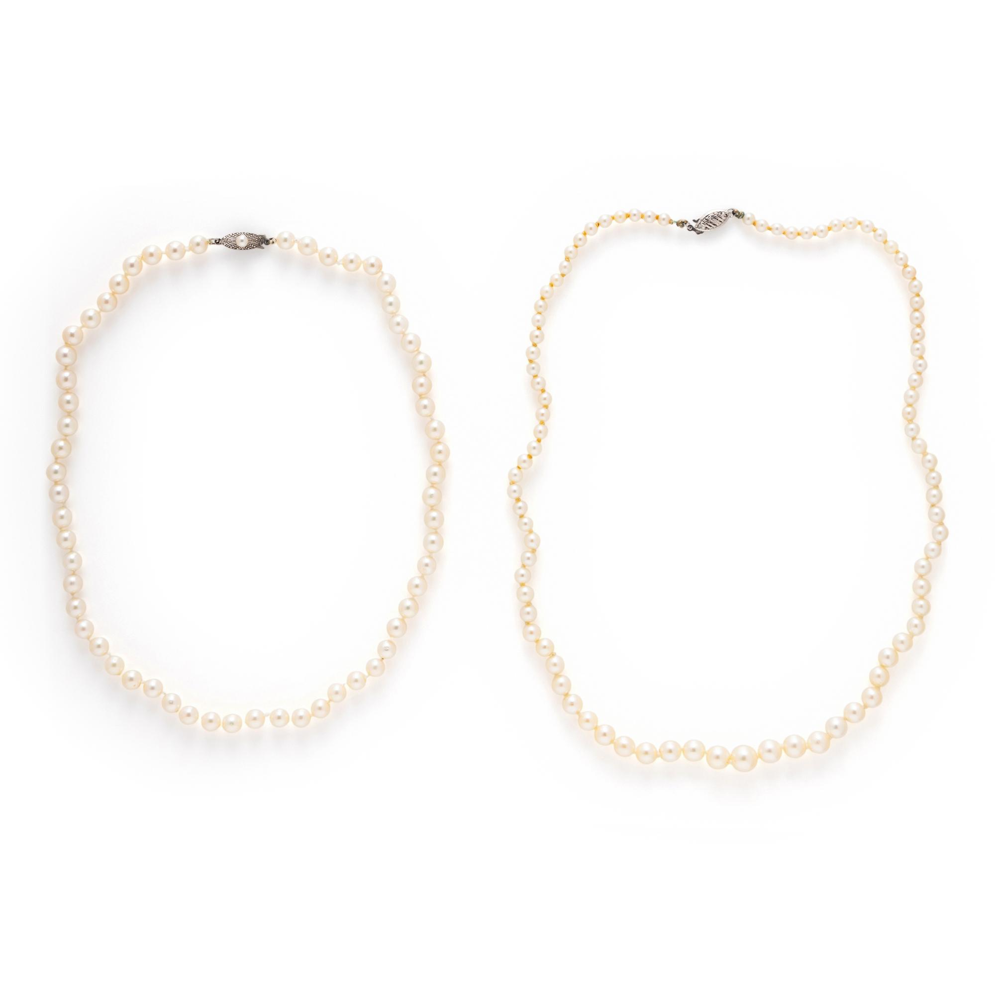 COLLECTION OF CULTURED PEARL JEWELRY