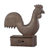 A Cast Iron Rooster Windmill Weight