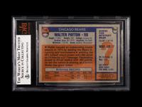 A 1976 Topps Walter Payton Rookie Football Card No. 148, BVG 8 NM-MT