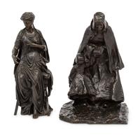 Two Continental Bronze Sculptures