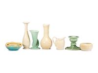Seven Rookwood Pottery Table Articles