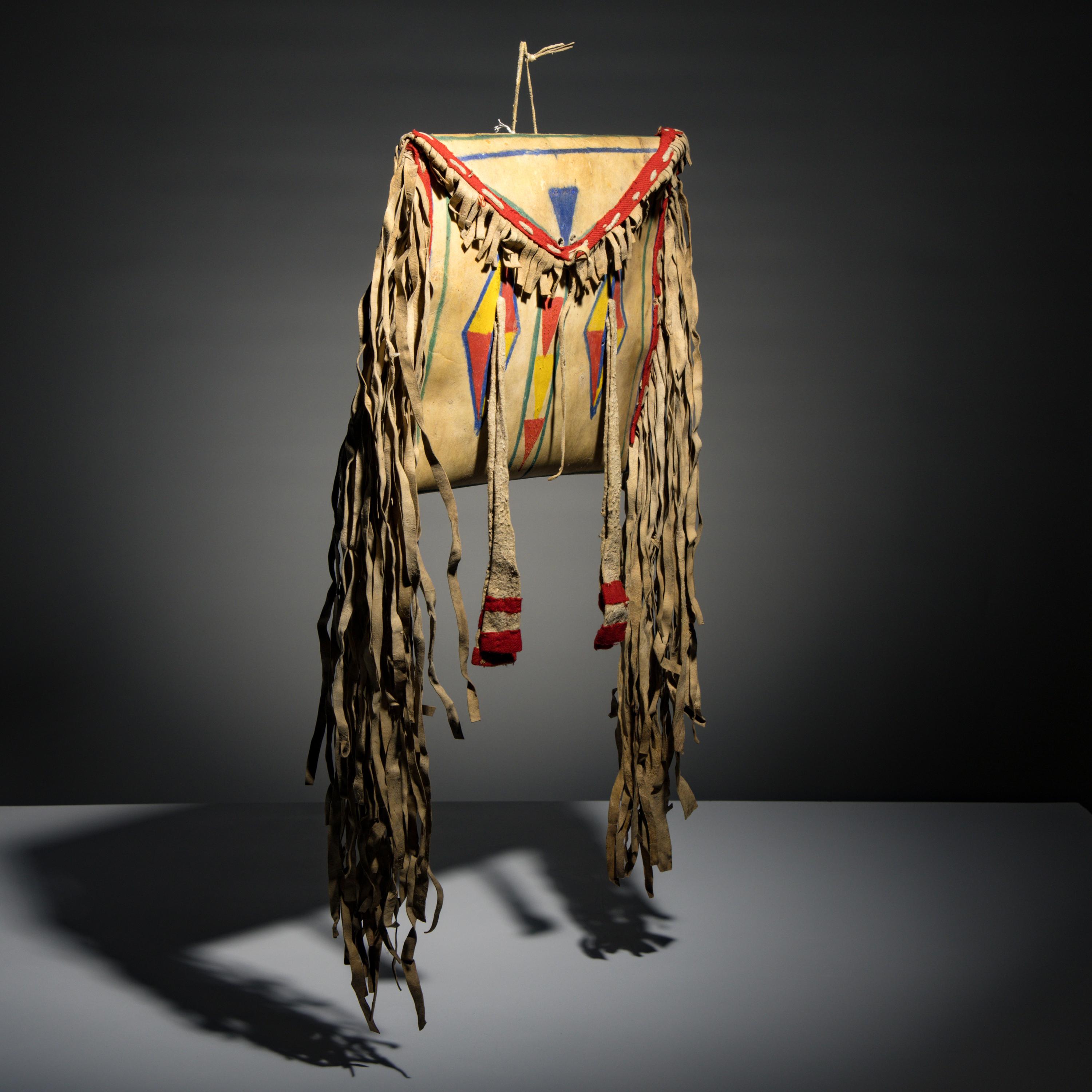 Blackfeet Side-Fringed Parfleche Case