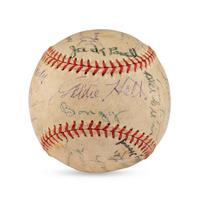 A 1936 Portland Beavers Team Signed Autograph Baseball