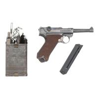 **WWI Era 1916 Dated DWM Luger with Non-Matching Holster