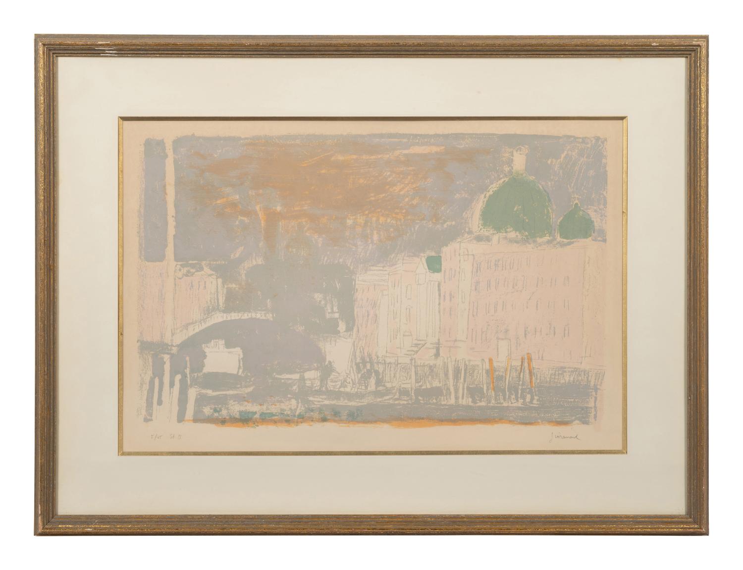 Bouquet a la Fenetre and Venice: Le Soir (a pair of works)