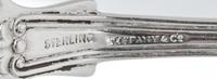 A Set of Four American Silver Tablespoons, Tiffany & Co., New York, NY, English King pattern, the handles engraved with a helmet and me
