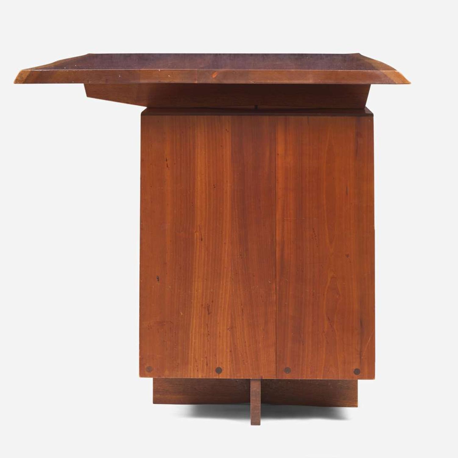 George Nakashima (American, 1905-1990) Double-Pedestal Desk, New Hope, Pennsylvania, 1963