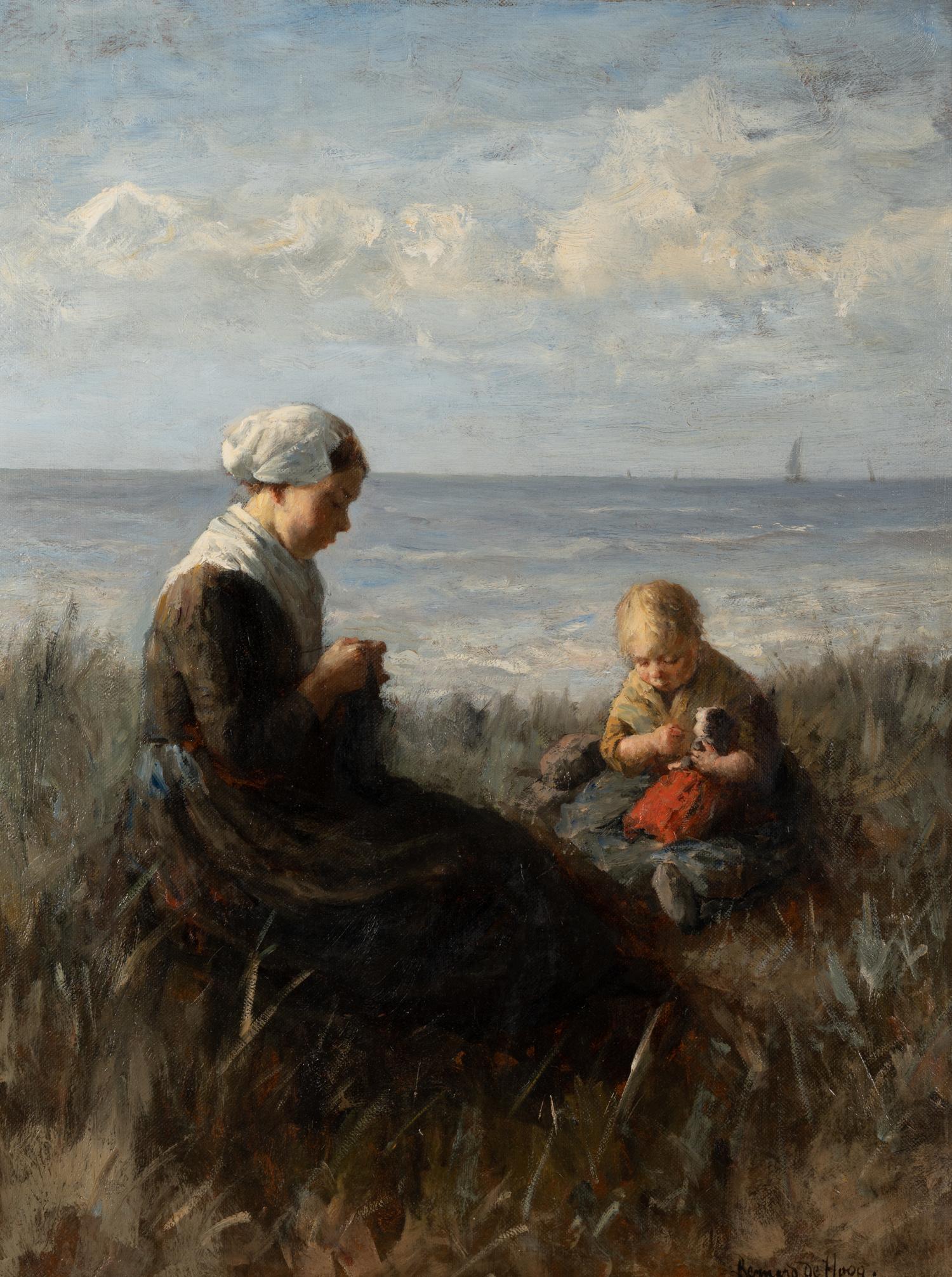 Mother and Child by the Sea