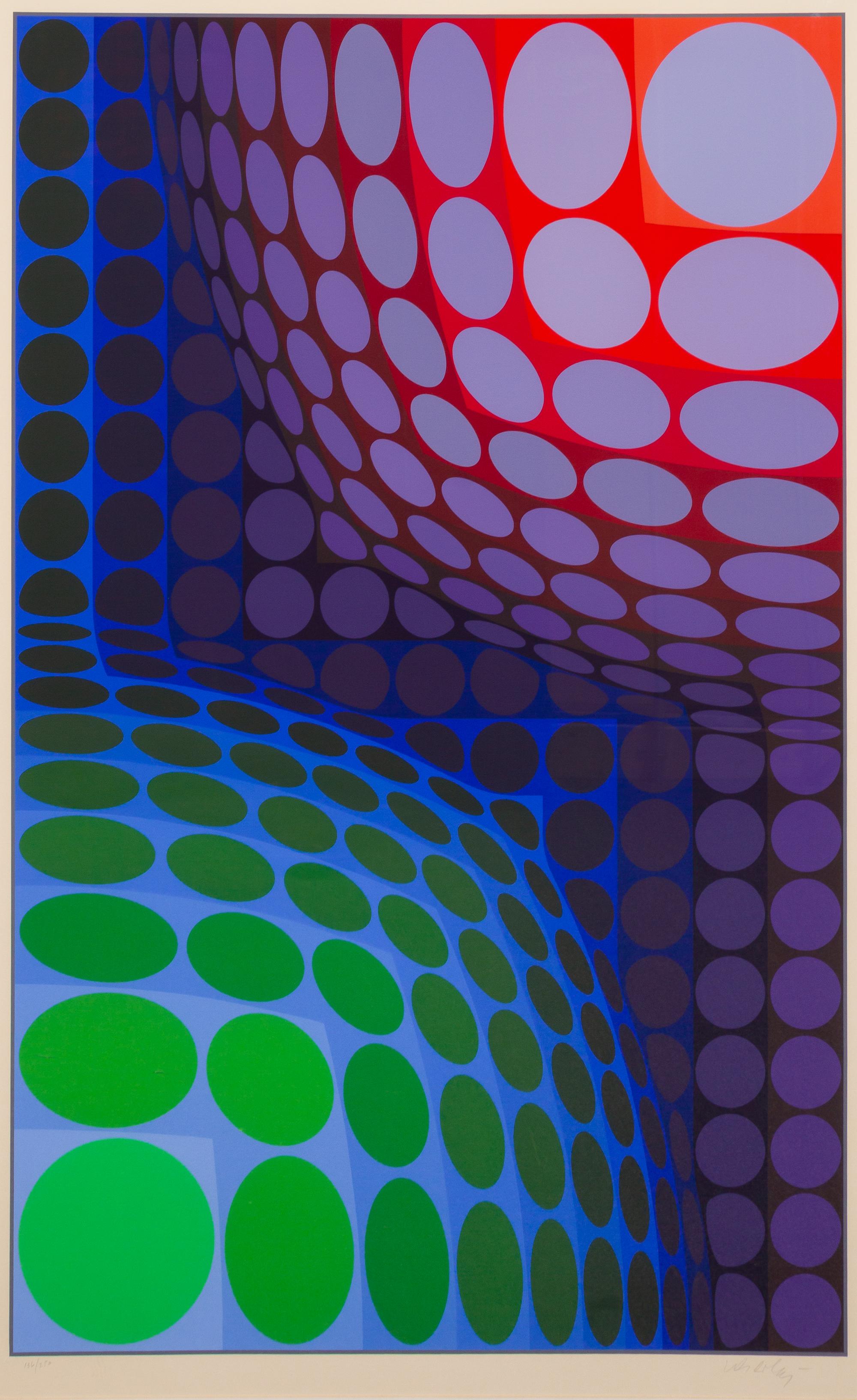 Victor Vasarely, (French/Hungarian, 1906-1997), Bi-Vega, 1975