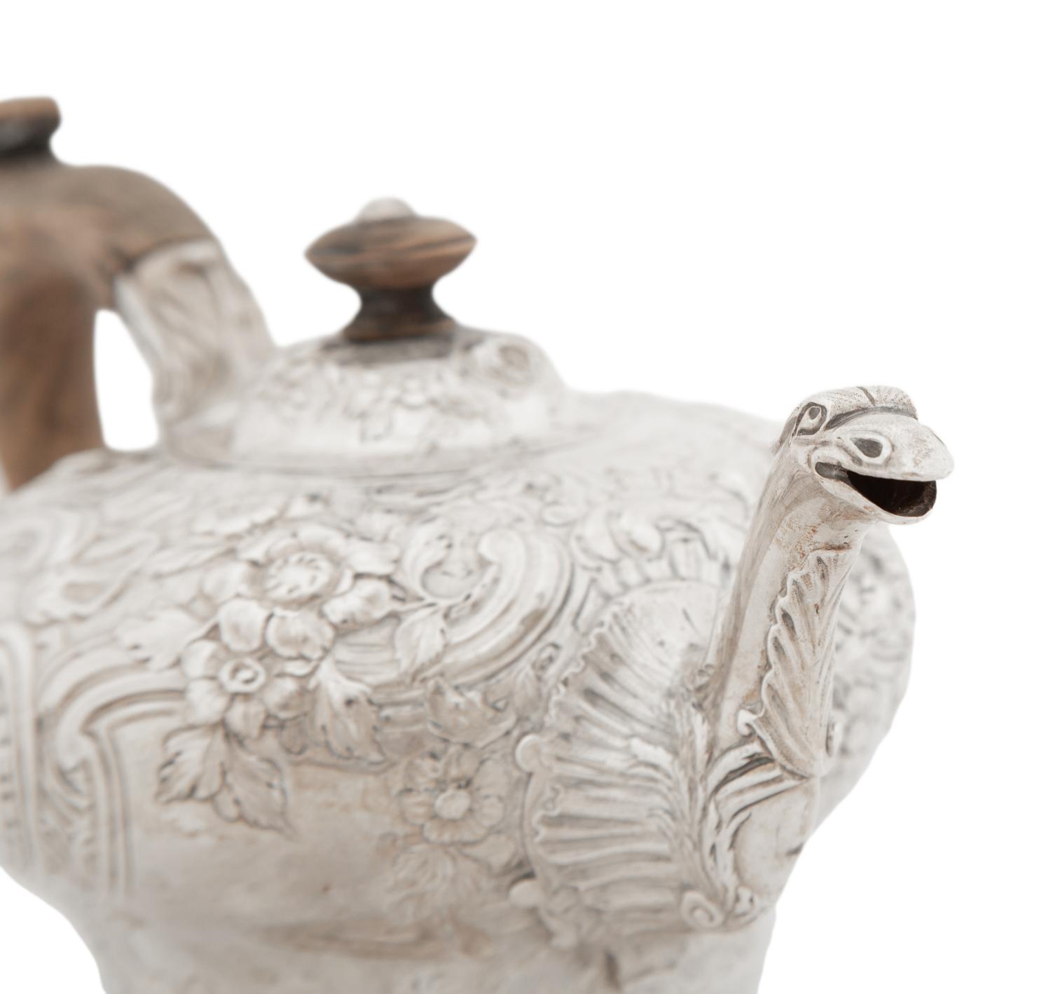 A Georgian Silver Teapot