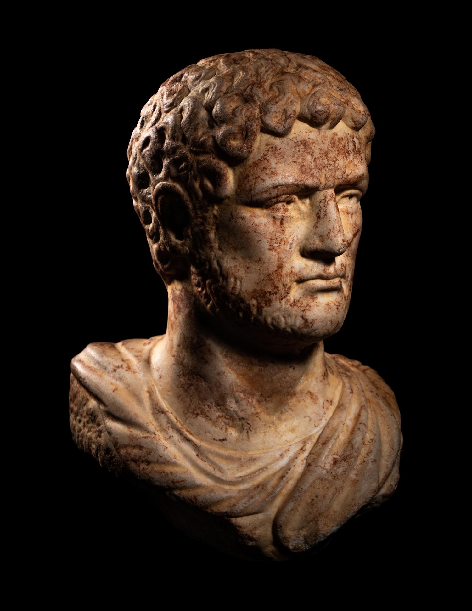 A Roman Marble Portrait Head