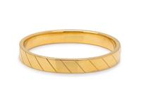 YELLOW GOLD BANGLE BRACELET