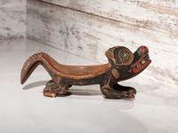 Northwest Coast Carved Beaver Bowl
