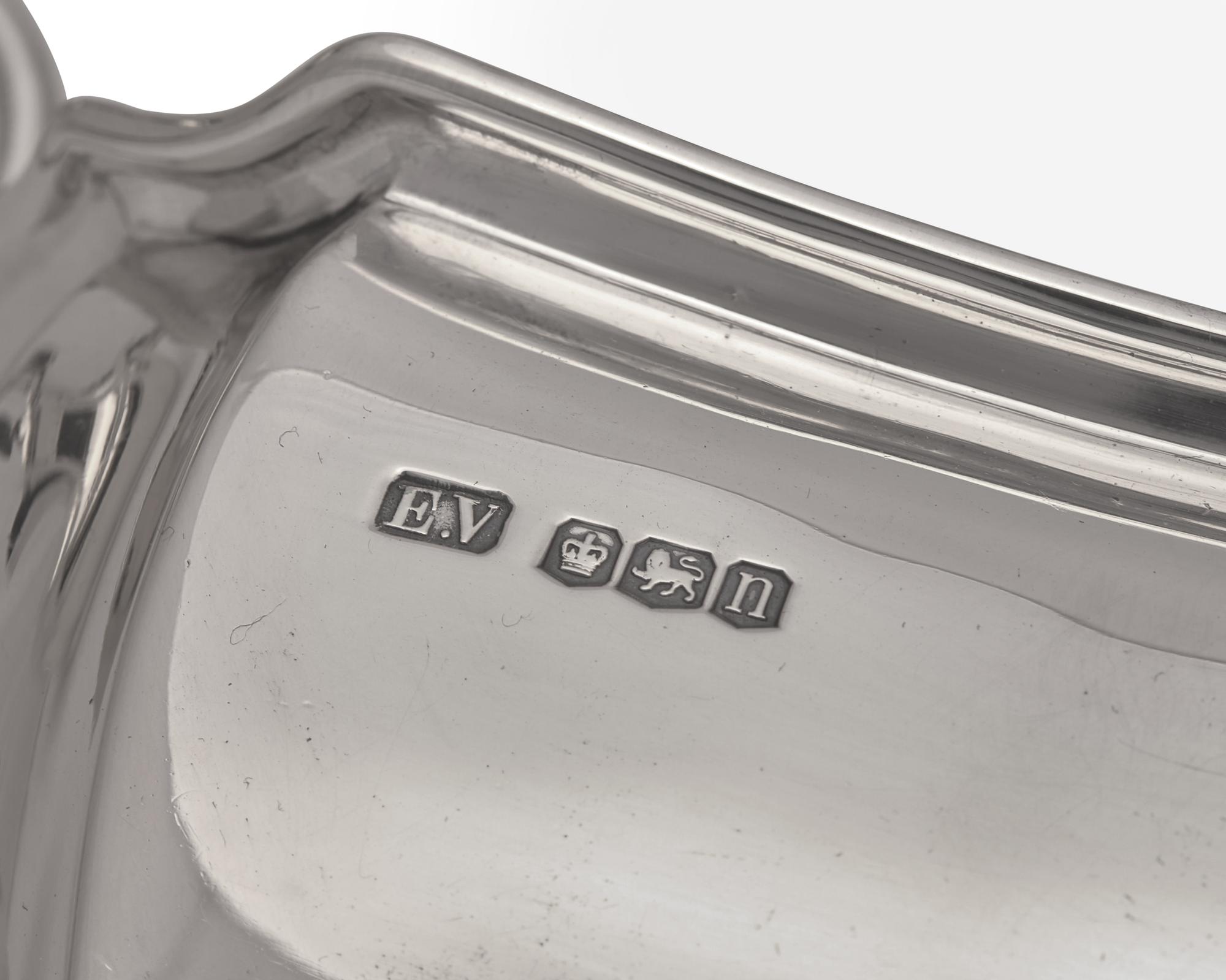 An English Silver Four-Piece Tea and Coffee Service