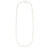 Hubert, Diamond, Colored Diamond, and Yellow Gold Station Necklace